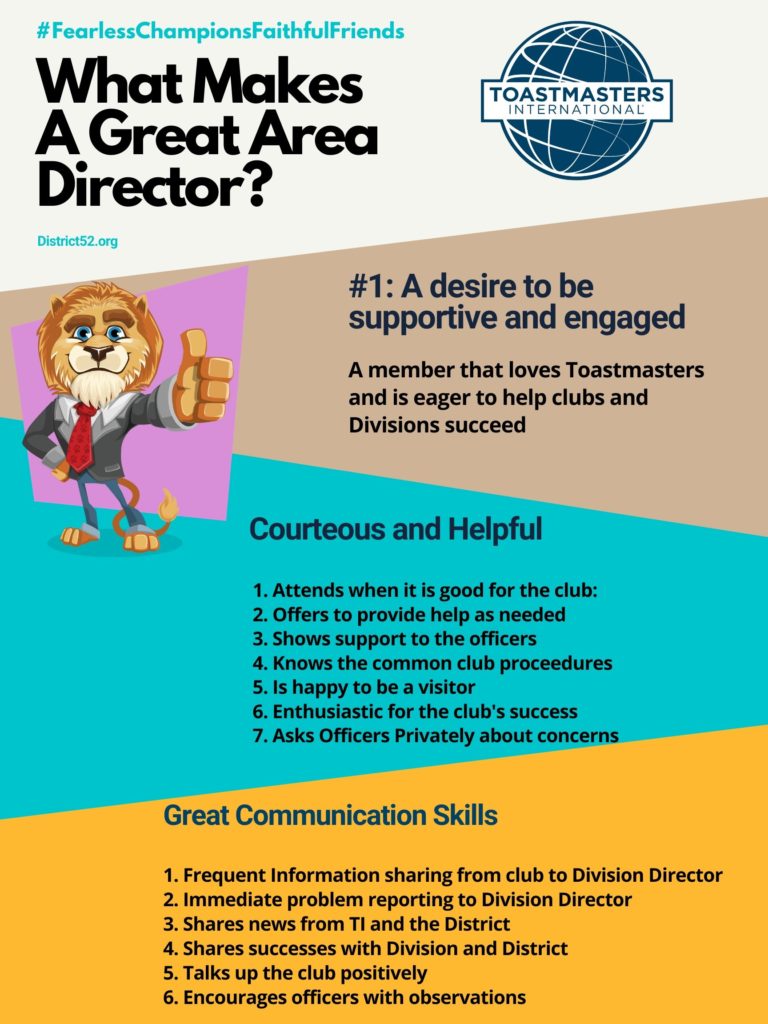 What makes a Great Area Director?